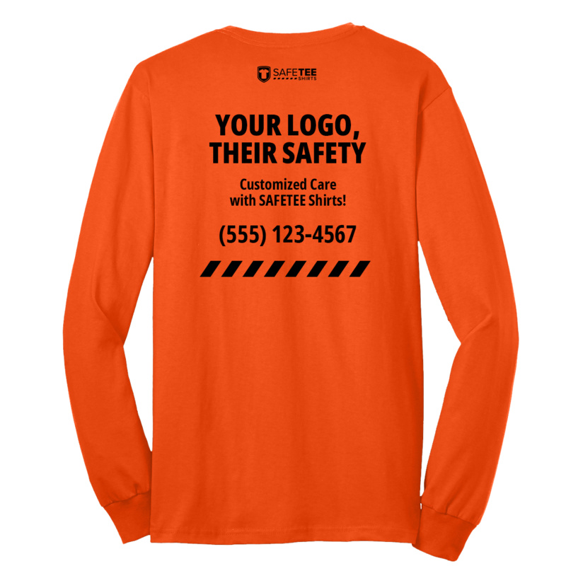 SAFETEE - Gildan® Ultra Cotton® 100% US Cotton Long Sleeve T-Shirt Thumbnail