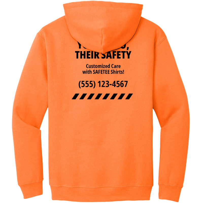 SAFETEE - Tultex Fleece Hooded Sweatshirt Thumbnail